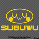 Subuwu Funny Anime JDM Style Vinyl Decal