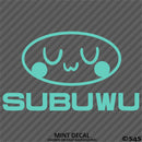 Subuwu Funny Anime JDM Style Vinyl Decal