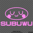 Subuwu Funny Anime JDM Style Vinyl Decal