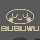 Subuwu Funny Anime JDM Style Vinyl Decal