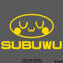 Subuwu Funny Anime JDM Style Vinyl Decal