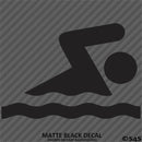 Swimmer Symbol Vinyl Decal
