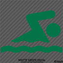 Swimmer Symbol Vinyl Decal