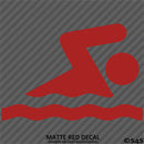 Swimmer Symbol Vinyl Decal