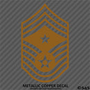 US Air Force E9 Command Chief Master Sergeant USAF Military Vinyl Decal