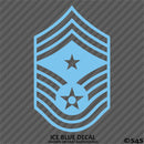 US Air Force E9 Command Chief Master Sergeant USAF Military Vinyl Decal
