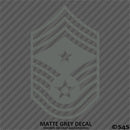 US Air Force E9 Command Chief Master Sergeant USAF Military Vinyl Decal