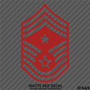 US Air Force E9 Command Chief Master Sergeant USAF Military Vinyl Decal