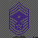 US Air Force E9 Command Chief Master Sergeant USAF Military Vinyl Decal