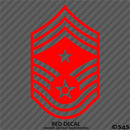 US Air Force E9 Command Chief Master Sergeant USAF Military Vinyl Decal