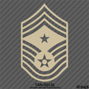 US Air Force E9 Command Chief Master Sergeant USAF Military Vinyl Decal