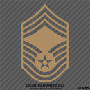 US Air Force E9 Chief Master Sergeant USAF Military Vinyl Decal