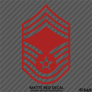 US Air Force E9 Chief Master Sergeant USAF Military Vinyl Decal