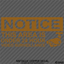 Business Decal: "24 Hour Surveillance" Vinyl Decal - S4S Designs