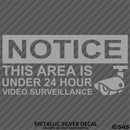 Business Decal: "24 Hour Surveillance" Vinyl Decal - S4S Designs