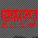 Business Decal: "24 Hour Surveillance" Vinyl Decal - S4S Designs