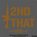 I 2nd That AR-15 Rifle 2A Gun Rights Firearms Vinyl Decal