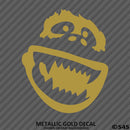 Abominable Snowman Yeti Silhouette Vinyl Decal - S4S Designs