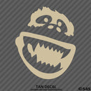 Abominable Snowman Yeti Silhouette Vinyl Decal - S4S Designs