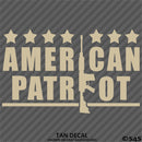American Patriot Rifle USA Vinyl Decal
