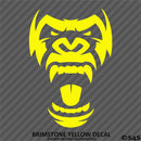 Angry Ape Silhouette Vinyl Decal