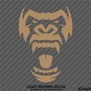 Angry Ape Silhouette Vinyl Decal