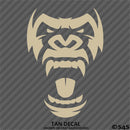 Angry Ape Silhouette Vinyl Decal