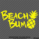 Beach Bum: Pineapple Vinyl Decal