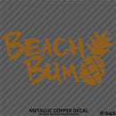 Beach Bum: Pineapple Vinyl Decal