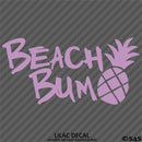 Beach Bum: Pineapple Vinyl Decal
