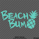 Beach Bum: Pineapple Vinyl Decal