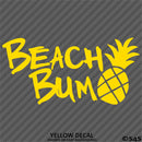 Beach Bum: Pineapple Vinyl Decal