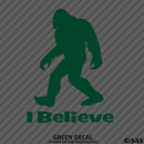 Bigfoot: I Believe Vinyl Decal Version 1 - S4S Designs