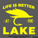 Life Is Better At The Lake Outdoors Fishing Vinyl Decal