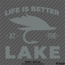 Life Is Better At The Lake Outdoors Fishing Vinyl Decal