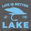 Life Is Better At The Lake Outdoors Fishing Vinyl Decal