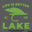 Life Is Better At The Lake Outdoors Fishing Vinyl Decal