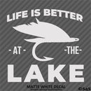 Life Is Better At The Lake Outdoors Fishing Vinyl Decal