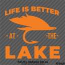 Life Is Better At The Lake Outdoors Fishing Vinyl Decal