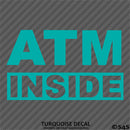 Business Decal: "ATM Inside" Vinyl Decal