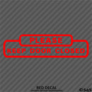 Business Decal: "Please Keep Door Closed" Vinyl Decal