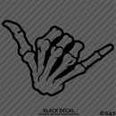 Shaka Skeleton Hand Bones Vinyl Decal