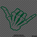 Shaka Skeleton Hand Bones Vinyl Decal