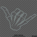 Shaka Skeleton Hand Bones Vinyl Decal