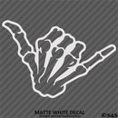 Shaka Skeleton Hand Bones Vinyl Decal
