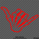 Shaka Skeleton Hand Bones Vinyl Decal
