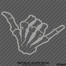 Shaka Skeleton Hand Bones Vinyl Decal