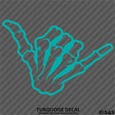 Shaka Skeleton Hand Bones Vinyl Decal