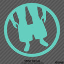 Boxer Dropper Funny Ladies Racing JDM Vinyl Decal - S4S Designs