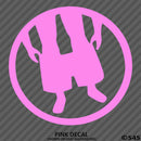 Boxer Dropper Funny Ladies Racing JDM Vinyl Decal - S4S Designs